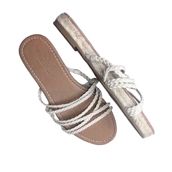Madewell the Kathryn espadrille slide sandal size 6 - Picture 3 of 5